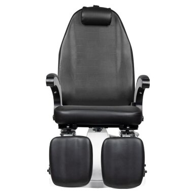 Professional hydraulic podiatric chair for pedicure procedures MOD 112, black color Professional hydraulic podiatric chair for pedicure procedures MOD 112, black color