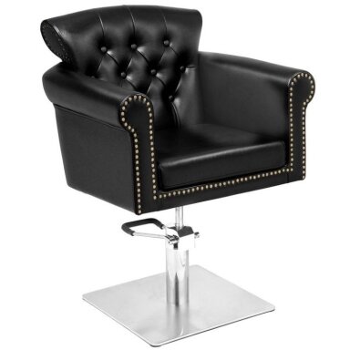 Professional hairdressing chair GABBIANO BERLIN, black color Professional hairdressing chair GABBIANO BERLIN, black color
