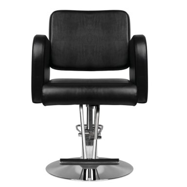 Profesionali kirpyklos kėdė HAIR SYSTEM HS92, juodos spalvos