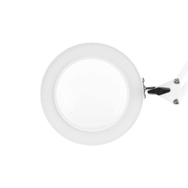 Profesionali kosmetologinė LED lempa - lupa GLOW 308, tvirtinama prie paviršių, baltos spalvos Profesionali kosmetologinė LED lempa - lupa GLOW 308, tvirtinama prie paviršių, baltos spalvos