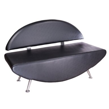 Profesionali laukiamojo sofa Carini BD-6710, juodos spalvos Profesionali laukiamojo sofa Carini BD-6710, juodos spalvos