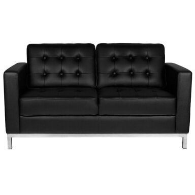Profesionali laukiamojo sofa GABBIANO BM18019, juodos spalvos Profesionali laukiamojo sofa GABBIANO BM18019, juodos spalvos