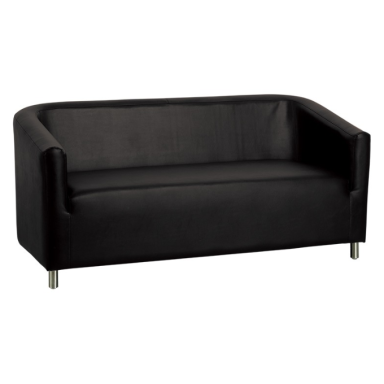 Profesionali laukiamojo sofa kirpykloms ir grožio salonams GABBIANO M021, juodos spalvos Profesionali laukiamojo sofa kirpykloms ir grožio salonams GABBIANO M021, juodos spalvos