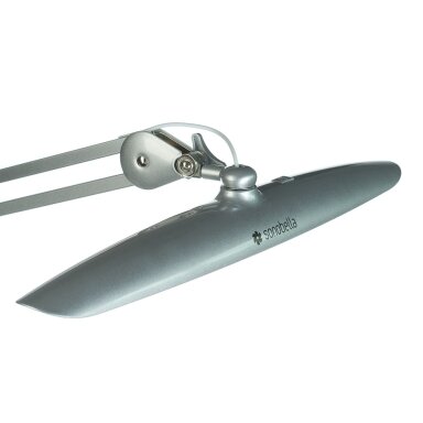 Profesionali LED lempa kosmetologams tvirtinama prie paviršių BSL-01 LED 24W CLIP, sidabrinės spalvos