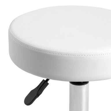 Professional master chair - saddle for beauticians AM-310 V, white