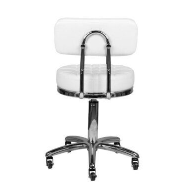 Professional master chair for beauticians and beauty salons AM-877, white color Professional master chair for beauticians and beauty salons AM-877, white color