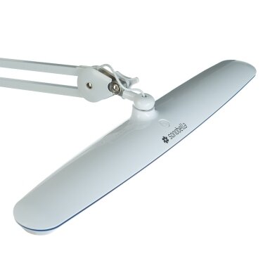 Profesionali stalinė lempa manikiūro darbams BSL-53 LED 20W CLIP, baltos spalvos