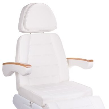Profesionalus elektrinis gultas-lova kosmetologams LUX BW-273B-4 (4 varikliai), šaltai baltos spalvos