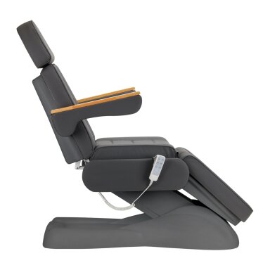 Profesionalus elektrinis gultas-lova kosmetologams SILLON LUX 273B, 3 variklių, pilkos spalvos Profesionalus elektrinis gultas-lova kosmetologams SILLON LUX 273B, 3 variklių, pilkos spalvos