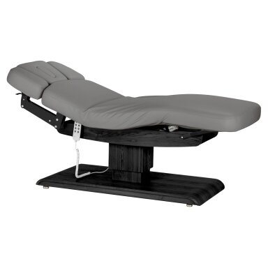 Profesionalus elektrinis masažo ir SPA gultas SILLON RELAX, pilkos spalvos su juodu pagrindu