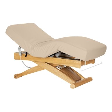 Profesionalus elektrinis masažo ir SPA gultas SILLON SIESTA, smėlio spalvos