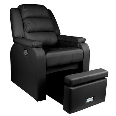 Professional armchair for pedicure procedures SPA HILTON, black color Professional armchair for pedicure procedures SPA HILTON, black color