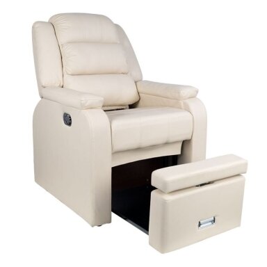 Professional armchair SPA HILTON for pedicure procedures, cream color Professional armchair SPA HILTON for pedicure procedures, cream color