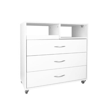 Professional podological trolley for cosmetologists Y-200, white color Professional podological trolley for cosmetologists Y-200, white color