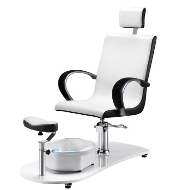 Professional SPA armchair for pedicure with massage function and bathtub MOD308, white Professional SPA armchair for pedicure with massage function and bathtub MOD308, white