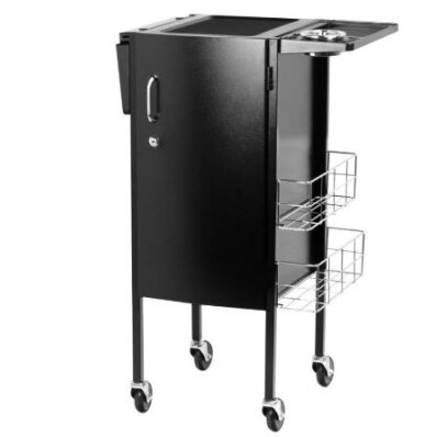 Professional barber and hair stilist trolley GABBIANO DELUXE 500, black color 5 Professional barber and hair stilist trolley GABBIANO DELUXE 500, black color 5