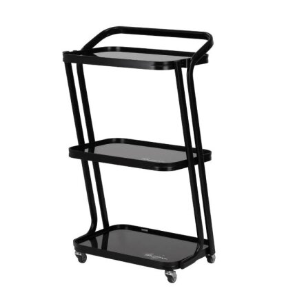 PRO INK 6701 professional cosmetology trolley, black color