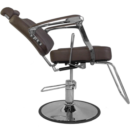 Profesionali barberio kėdė kirpykloms ir barbershopams BJORN BH-3318, rudos spalvos 1 Profesionali barberio kėdė kirpykloms ir barbershopams BJORN BH-3318, rudos spalvos 1