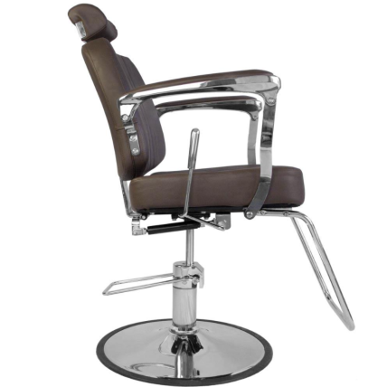 Profesionali barberio kėdė kirpykloms ir barbershopams BJORN BH-3318, rudos spalvos 2 Profesionali barberio kėdė kirpykloms ir barbershopams BJORN BH-3318, rudos spalvos 2