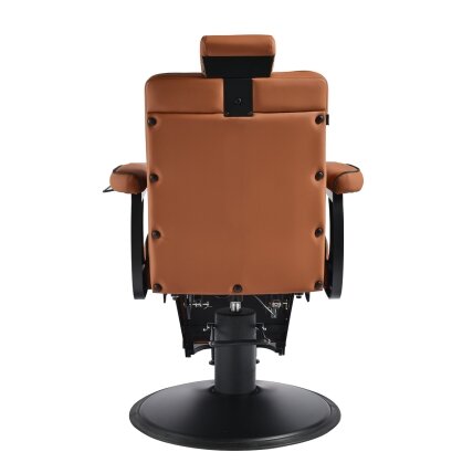 Professional barber chair for hairdressers and barbershops GABBIANO LEVI, brown 2