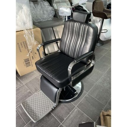 Professional barbers and beauty salons haircut chair GABBIANO PATRIZIO, black color 10 Professional barbers and beauty salons haircut chair GABBIANO PATRIZIO, black color 10