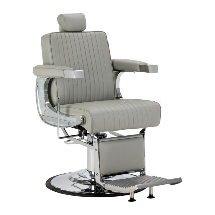 Professional barber chair for hairdressers and barbershops GABBIANO VISIONERIO, gray