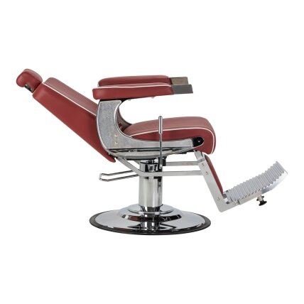 Professional barber chair for hairdressers and barbershops GABBIANO VISIONERIO, red 2 Professional barber chair for hairdressers and barbershops GABBIANO VISIONERIO, red 2
