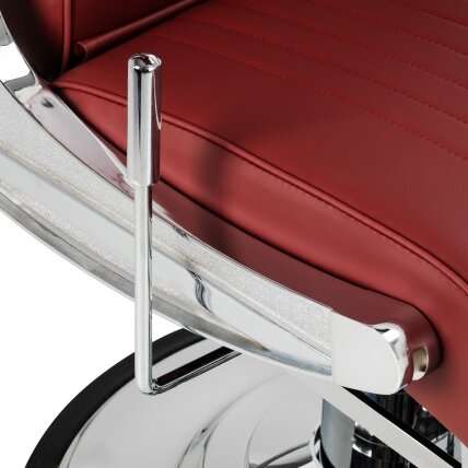 Professional barber chair for hairdressers and barbershops GABBIANO VISIONERIO, red 7