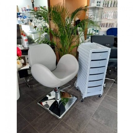 Professional barbers and beauty salons haircut chair ALTO BH-6952, grey color 5 Professional barbers and beauty salons haircut chair ALTO BH-6952, grey color 5