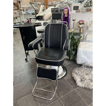 Professional barbers and beauty salons haircut chair GABBIANO AMADEO, black color 8 Professional barbers and beauty salons haircut chair GABBIANO AMADEO, black color 8
