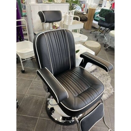 Professional barbers and beauty salons haircut chair GABBIANO AMADEO, black color 10