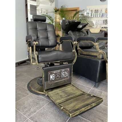 Professional barbers and beauty salons haircut chair GABBIANO BOSS BLACK 6 Professional barbers and beauty salons haircut chair GABBIANO BOSS BLACK 6