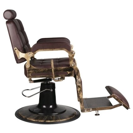 Professional barbers and beauty salons haircut chair GABBIANO BOSS BROWN 4 Professional barbers and beauty salons haircut chair GABBIANO BOSS BROWN 4