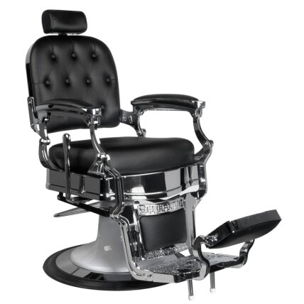 Profesionali barberio kėdė kirpykloms ir grožio salonams GABBIANO ERNESTO BLACK 1 Profesionali barberio kėdė kirpykloms ir grožio salonams GABBIANO ERNESTO BLACK 1
