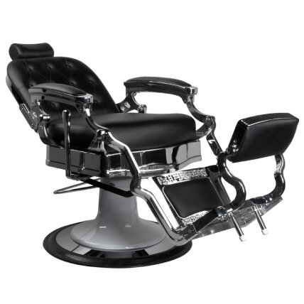 Profesionali barberio kėdė kirpykloms ir grožio salonams GABBIANO ERNESTO BLACK 2 Profesionali barberio kėdė kirpykloms ir grožio salonams GABBIANO ERNESTO BLACK 2