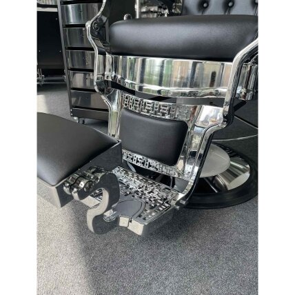 Profesionali barberio kėdė kirpykloms ir grožio salonams GABBIANO ERNESTO BLACK 9 Profesionali barberio kėdė kirpykloms ir grožio salonams GABBIANO ERNESTO BLACK 9