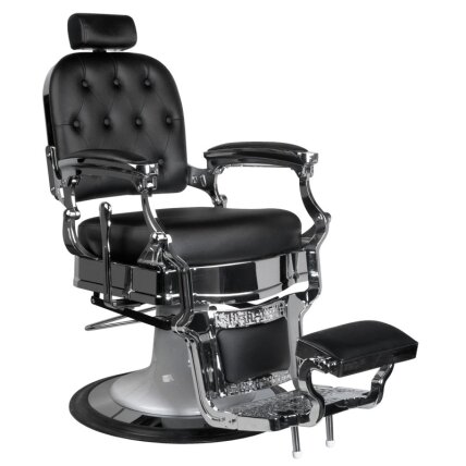 Profesionali barberio kėdė kirpykloms ir grožio salonams GABBIANO ERNESTO BLACK Profesionali barberio kėdė kirpykloms ir grožio salonams GABBIANO ERNESTO BLACK