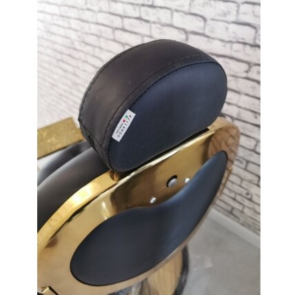 Professional barbers and beauty salons haircut chair GABBIANO GIULIO GOLD, black color 11 Professional barbers and beauty salons haircut chair GABBIANO GIULIO GOLD, black color 11