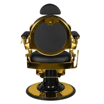 Professional barbers and beauty salons haircut chair GABBIANO GIULIO GOLD, black color 3 Professional barbers and beauty salons haircut chair GABBIANO GIULIO GOLD, black color 3