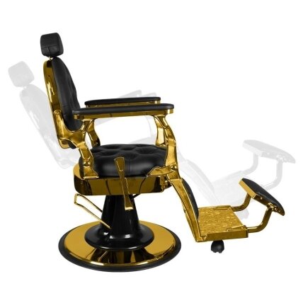 Professional barbers and beauty salons haircut chair GABBIANO GIULIO GOLD, black color 5 Professional barbers and beauty salons haircut chair GABBIANO GIULIO GOLD, black color 5