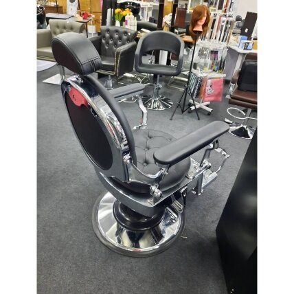 Professional barbers and beauty salons haircut chair GABBIANO GIULO black color 8 Professional barbers and beauty salons haircut chair GABBIANO GIULO black color 8