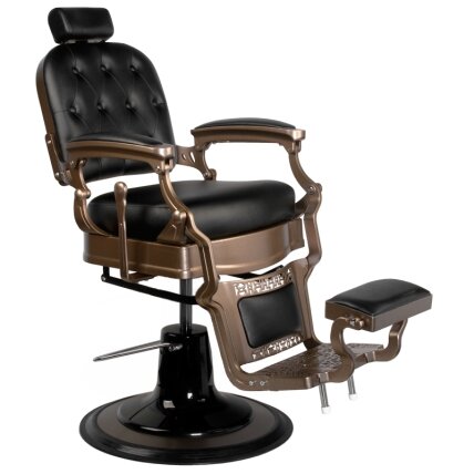 Professional barbers and beauty salons haircut chair GABBIANO OLD ERNESTO BLACK 2 Professional barbers and beauty salons haircut chair GABBIANO OLD ERNESTO BLACK 2