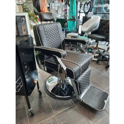 Professional barbers and beauty salons haircut chair GABBIANO PAULO, black color 10 Professional barbers and beauty salons haircut chair GABBIANO PAULO, black color 10