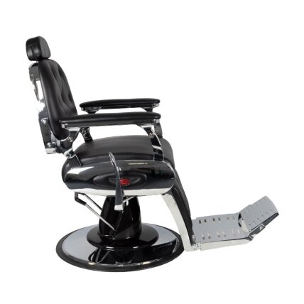 Professional barbers and beauty salons haircut chair GABBIANO PIETRO, black color 2 Professional barbers and beauty salons haircut chair GABBIANO PIETRO, black color 2