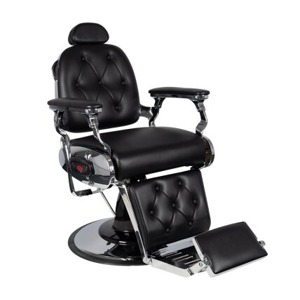 Professional barbers and beauty salons haircut chair GABBIANO PIETRO, black color