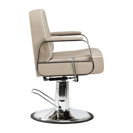 Profesionali barberio kėdė kirpykloms ir grožio salonams GABBIANO RUFO, smėlio spalvos 1 Profesionali barberio kėdė kirpykloms ir grožio salonams GABBIANO RUFO, smėlio spalvos 1