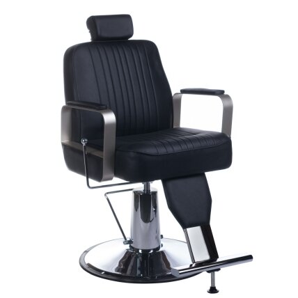Professional barbers and beauty salons haircut chair HOMER BH-31237, black color Professional barbers and beauty salons haircut chair HOMER BH-31237, black color