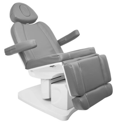 Profesionali elektrinė kosmetologinė kėdė AZZURRO 708A (4 varikliai), pilkos spalvos 1 Profesionali elektrinė kosmetologinė kėdė AZZURRO 708A (4 varikliai), pilkos spalvos 1