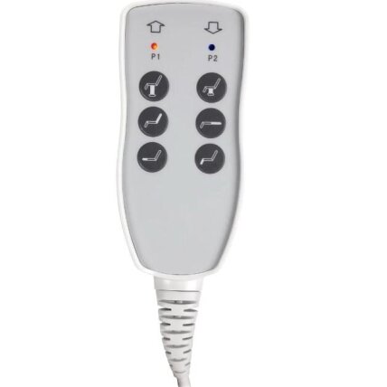 Profesionali elektrinė kosmetologinė kėdė - gultas AZZURRO 803D (3 varikliai), pilkos spalvos 9 Profesionali elektrinė kosmetologinė kėdė - gultas AZZURRO 803D (3 varikliai), pilkos spalvos 9