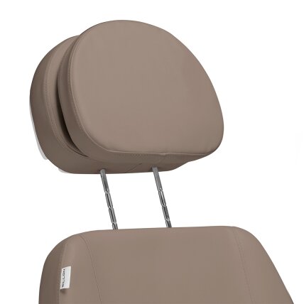 Professional electric cosmetology chair - bed SILLON CLASSIC 3 motors, brown color 15